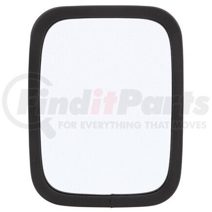 Truck-Lite 97603 Door Blind Spot Mirror - 6 x 8 in., Black Stainless Steel, Rectangular, Universal Mount