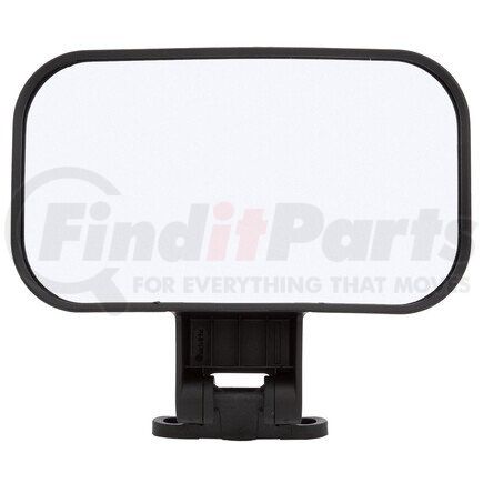 Truck-Lite 97384 Door Mirror - 6.89 x 9.41 in., Black Plastic, Flat Mirror, Universal