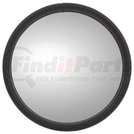 Truck-Lite 97619 Door Blind Spot Mirror - 5 in., Black Stainless Steel, Round, Universal Mount