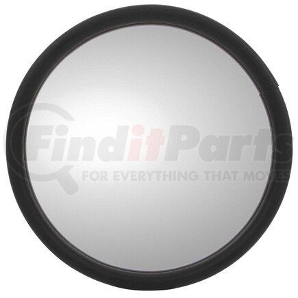 Truck-Lite 97611 Door Mirror - 5 in., Black Stainless Steel, Round, Universal