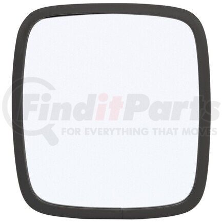 Truck-Lite 97671 Door Blind Spot Mirror - 6 x 6 in., White Stainless Steel, Rectangular, Universal Mount