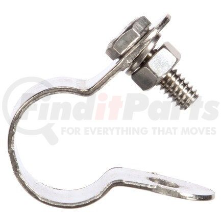 Truck-Lite 97732 Door Mirror Clamp - 0.75 x 1.75 in., Silver Steel