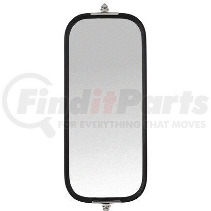 Truck-Lite 97808 Door Mirror - 7 x 16 in., White Steel, Bubble Back