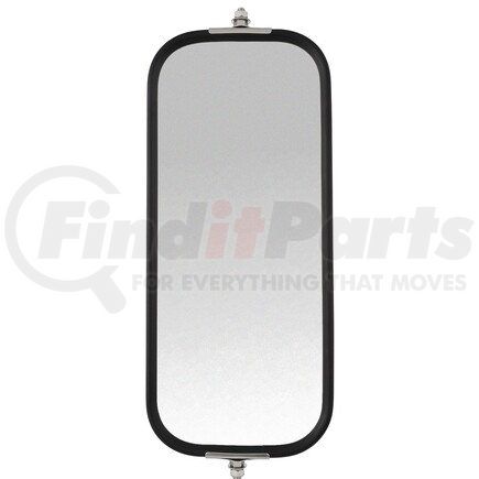 Truck-Lite 97806 Door Mirror - 7 x 16 in., White Steel, Rib Back