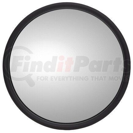 Truck-Lite 97820 Door Blind Spot Mirror - 6 in., Black Steel, Round, Universal Mount