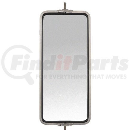 Truck-Lite 97827 Door Mirror - 7 x 16 in., Silver Stainless Steel, OEM Style, Heated