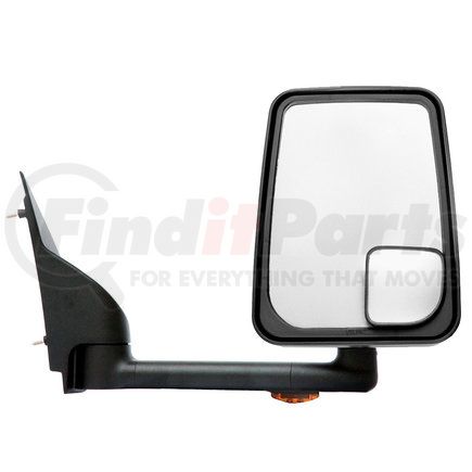 Velvac 714540 2020 Standard Door Mirror - Black, 96" Body Width, Standard Head, Passenger Side