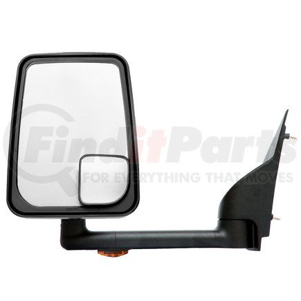 Velvac 714543 2020 Standard Door Mirror - Black, 102" Body Width, Standard Head, Driver Side