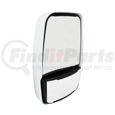 Velvac 714589 2020 Deluxe Series Door Mirror - White, Driver Side