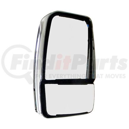 Velvac 714607 2020 Deluxe Series Door Mirror - Chrome, Driver Side