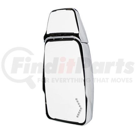 Velvac 714940 Door Mirror - Chrome, Passenger Side