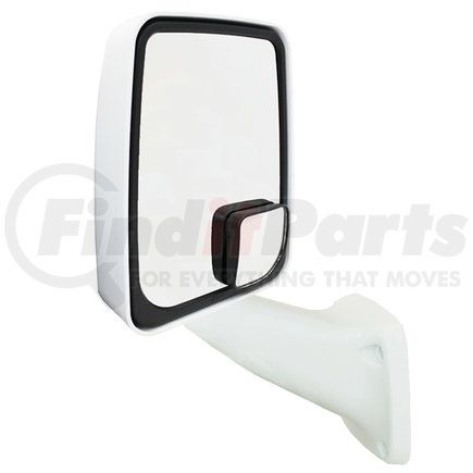 Velvac 715043 Door Mirror - White, Driver or Passenger Side