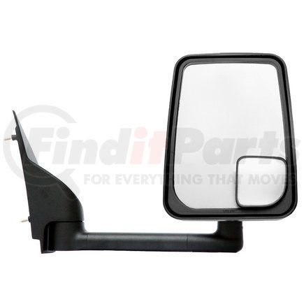 Velvac 715153 2020 Standard Door Mirror - Black, 86" Body Width, Standard Head, Driver Side