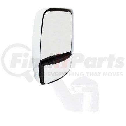 Velvac 715261 Revolution Deluxe Series Door Mirror - White, Driver Side
