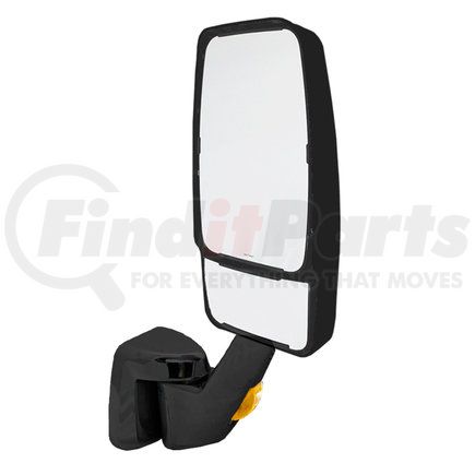 Velvac 715266 Revolution VMax II Series Door Mirror - Black, Passenger Side
