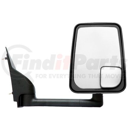 Velvac 715402 2020 Standard Door Mirror - Black, 86" Body Width, Standard Head, Passenger Side