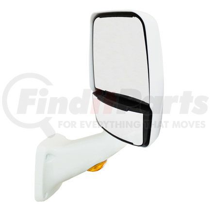 Velvac 715478 2025 Deluxe Series Door Mirror - White, Passenger Side
