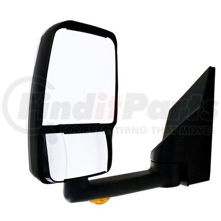 Velvac 715751 Door Mirror - 2020 Series, LH, Black, Remote, Manual, Lighted