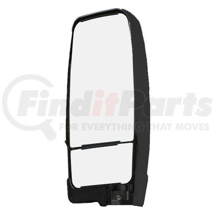 Velvac 716190 Door Mirror - Black, Passenger Side