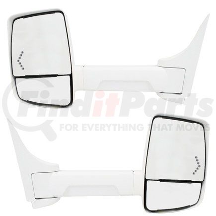 VELVAC 716373 2020XG Series Door Mirror - White, 102" Body Width, Driver and Passenger Side