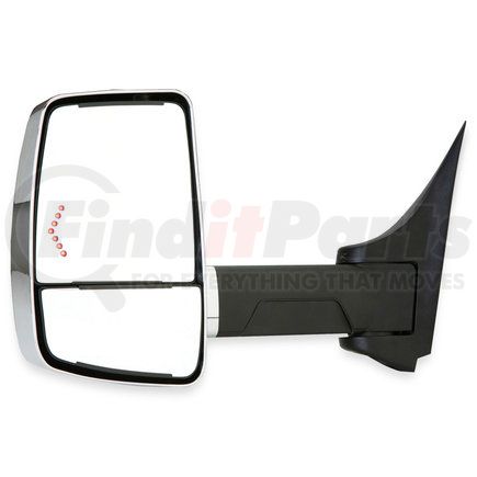 Velvac 716413 2020XG Series Door Mirror - Chrome, 96" Body Width, Driver Side