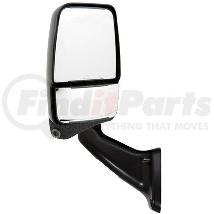 Velvac 716535 2025 Deluxe Series Door Mirror - Black, Driver Side