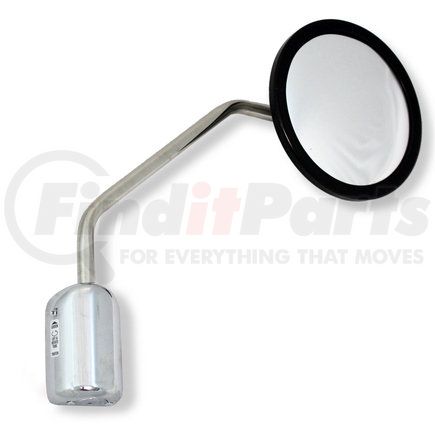 Velvac 716919 Door Blind Spot Mirror - Kit with 8.5" K-10 Eyeball Mirror and Angle Arm Bracket