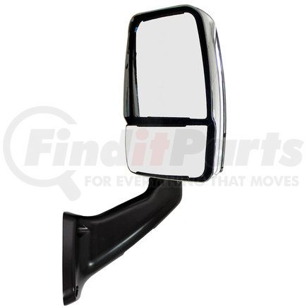 Velvac 716988 2025 Deluxe Series Door Mirror - Chrome, Passenger Side