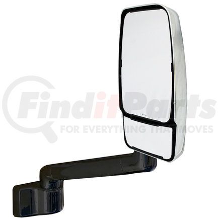 Velvac 717104 2030 Series Door Mirror - Chrome, 14" Arm, VMAX II Head, Passenger Side