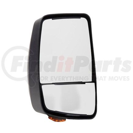 Velvac 717229 Door Mirror - 2020XG Series, Driver Side, Heated, Remote, Black
