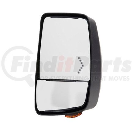 Velvac 717262 Door Mirror - 2020XG Series, Passenger Side, Black, Heated, with OAT