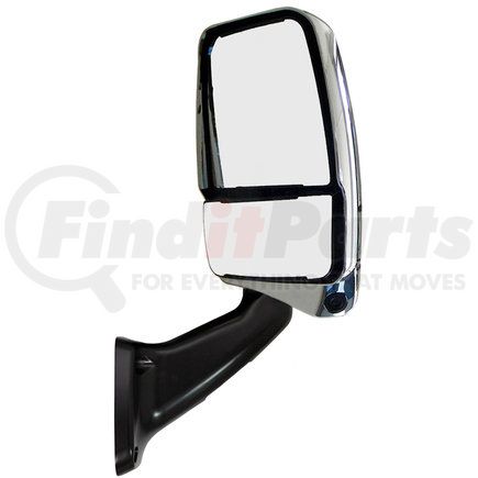 Velvac 717754 2025 Deluxe Series Door Mirror - Chrome, Passenger Side