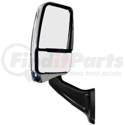 Velvac 717753 2025 Deluxe Series Door Mirror - Chrome, Driver Side
