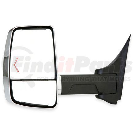 Velvac 718441 2020XG Series Door Mirror - Chrome, 96" Body Width, Driver Side