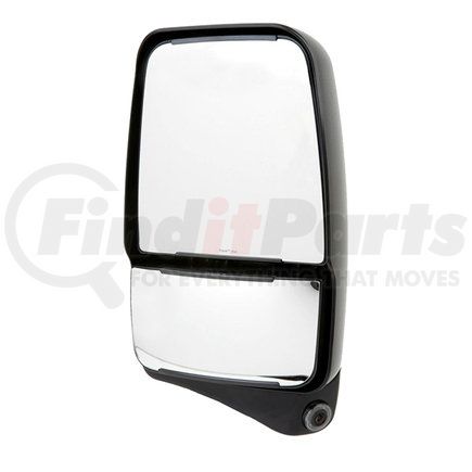 Velvac 719110 Door Mirror - Black, Passenger Side