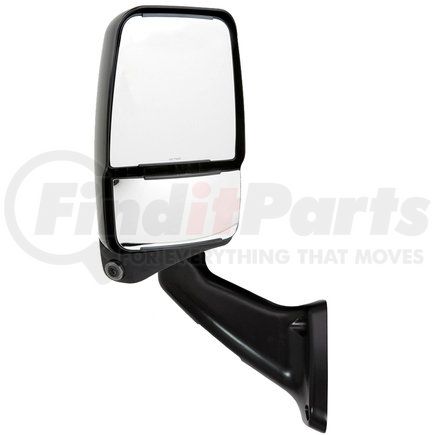 Velvac 719151 2025 Deluxe Series Door Mirror - Black, Driver Side