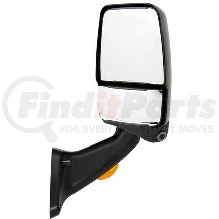 Velvac 719160 2025 Deluxe Series Door Mirror - Black, Passenger Side