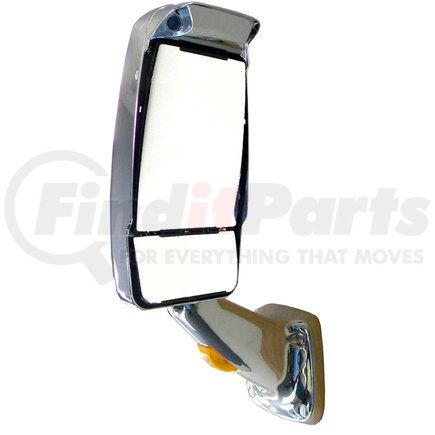 Velvac 719197 2025 Euromax Deluxe Series Door Mirror - Chrome, Driver Side