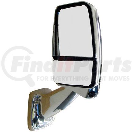 Velvac 719216 2025 Deluxe Series Door Mirror - Chrome, Passenger Side