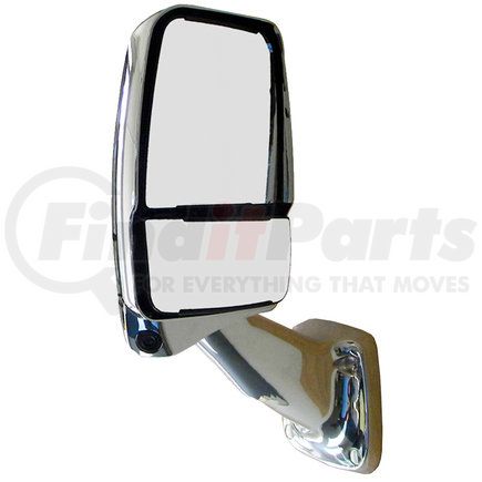 Velvac 719215 2025 Deluxe Series Door Mirror - Chrome, Driver Side