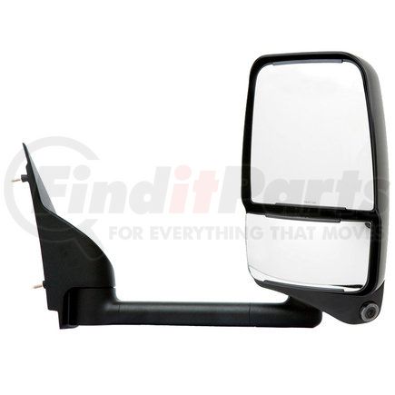 Velvac 719312 2020 Deluxe Series Door Mirror - Black, 96" Body Width, Passenger Side