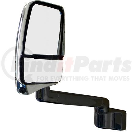 Velvac 719483 2030 Series Door Mirror - Chrome, 14" Arm, Deluxe Head, Driver Side