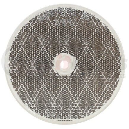 Truck-Lite 98006C Reflector - 3" Round, Clear, 1 Screw/Nail/Rivet