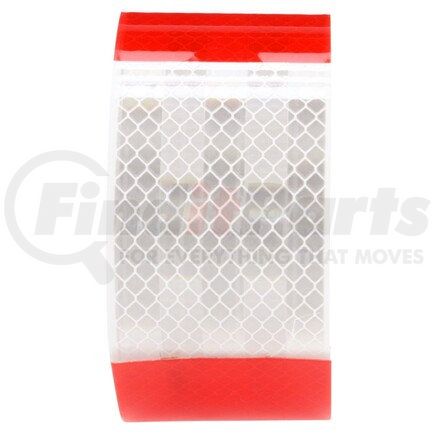 Truck-Lite 98104 Reflective Tape - Red/White, 2 in. x 18 in.