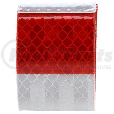 Truck-Lite 98136 Reflective Tape - Red/White, 2 in. x 18 in., Strip