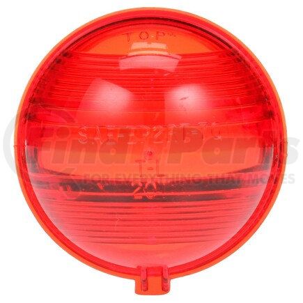 Truck-Lite 99005R Turn Signal Light Lens - Round, Red, Polycarbonate, For 20 Series Lights, Signal-Stat (9354 Series), Snap-Fit