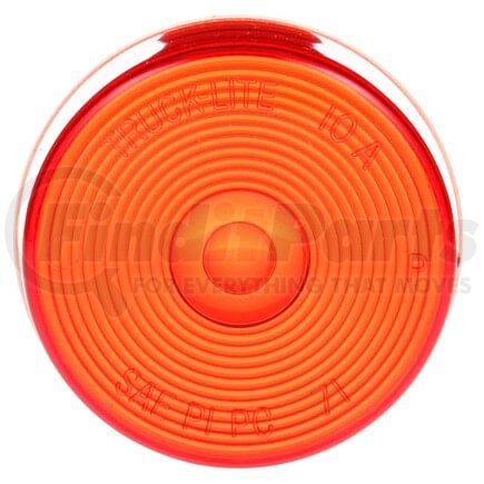 Truck-Lite 99001R Turn Signal Light Lens - Round, Red, Acrylic, For 8506R/Y-1, 10300R/Y, 10301R/Y, Snap-Fit