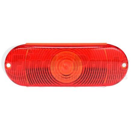 Truck-Lite 99011R Brake Light Lens - Oval, Red, Polycarbonate, Replacement Lens, 2 Screw