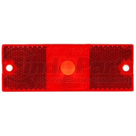 Truck-Lite 99012R Marker Light Lens - Rectangular, Red, Acrylic, 2 Screw Mount