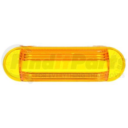 Truck-Lite 99050Y Marker Light Lens - Oval, Yellow, Polycarbonate, Snap-Fit Mount